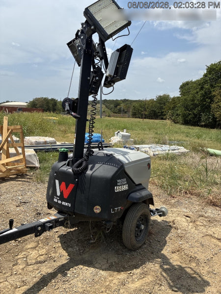 2024 Wacker Neuson LTT4 Diesel, Kohler KDW702, Deep Sea Controller, Auto Start, LED 320W, Bypass Outlet, T3