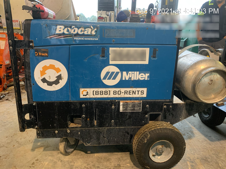 2019 Miller Electric BOBCAT 250 LP/Propane, Running Gear, Tank Bracket, Hose
