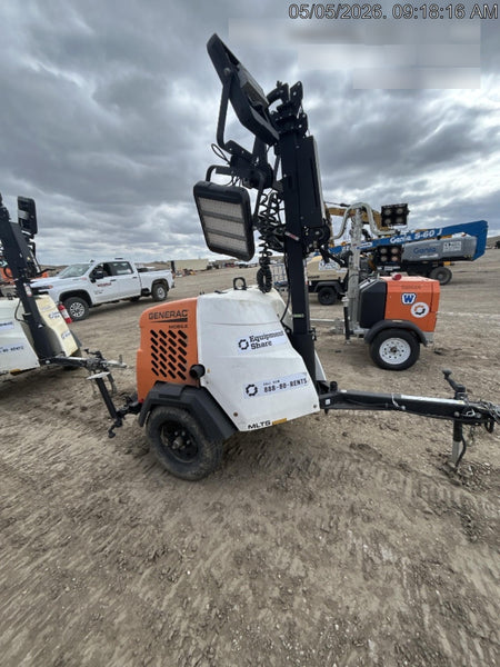 2024 Generac MLT2 Diesel, Flex Switch 120V Input, Powerzone Controller, 
(4) 320W LED Lights, 4kW Generator, 39.9 Gal Fuel Tank, 2" Ball, T3
