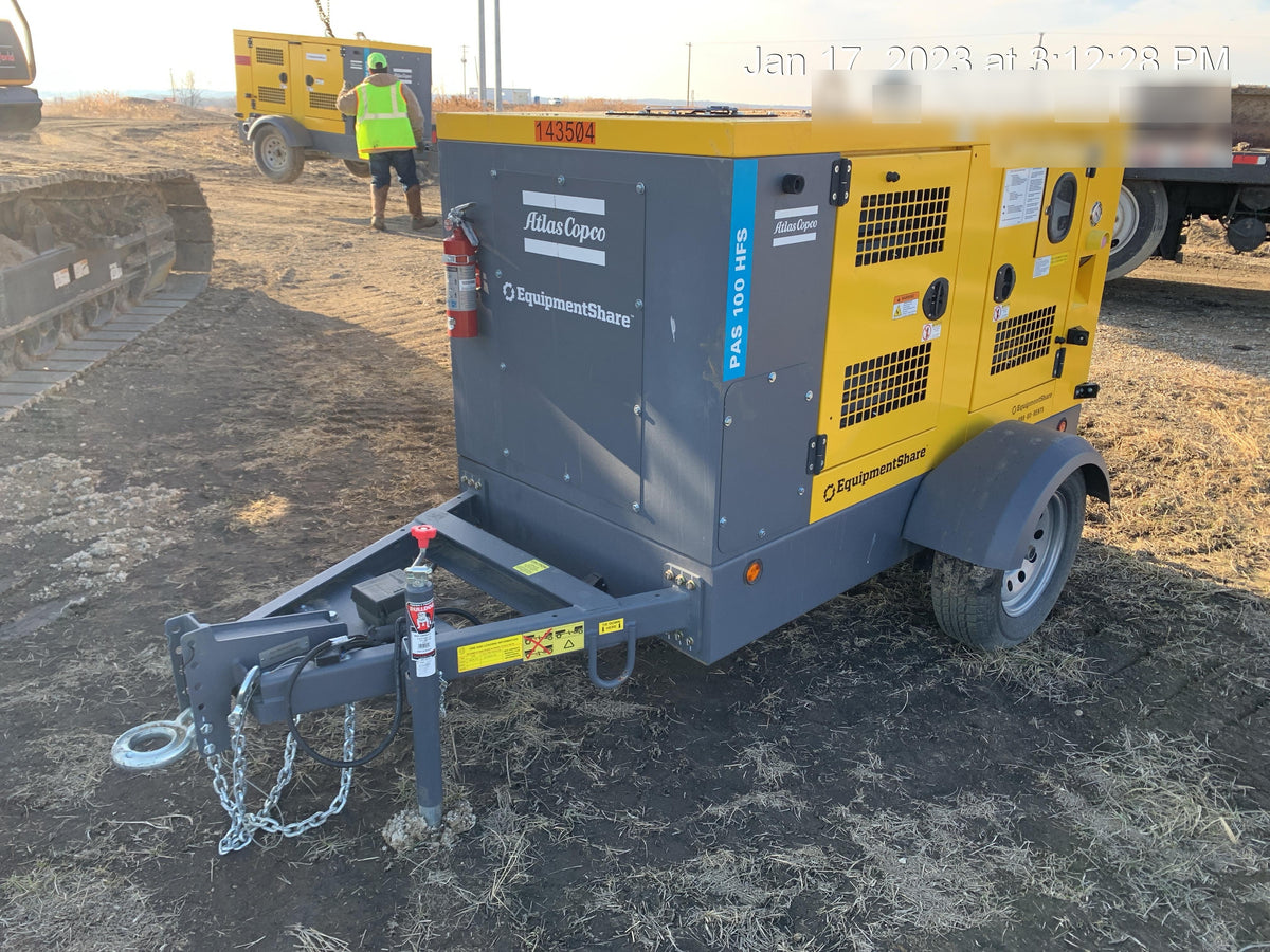 2021 ATLAS COPCO PAS 100 HF CS Enclosed
