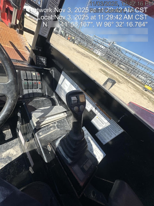 2019 Manitou MTA8044 74hp T4F, Open ROPS, Cab and Boom LED work lights, Auxiliary Hydraulics, Solid Tires, Amber strobe, Lift Hook 66" Carriage, 60" Forks