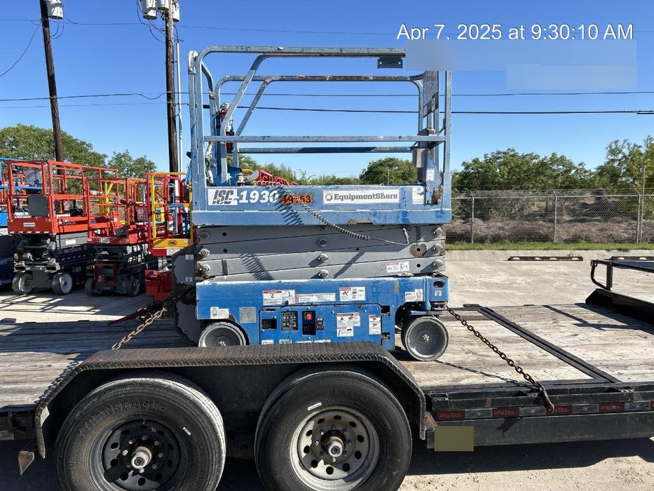2018 Genie GS-1930 Genie GS-1930 Scissor Lift w/Standard Options