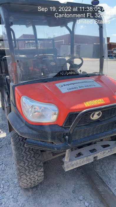 2021 Kubota RTV-X1140W-H Plastic Canopy, Windshield Acrylic Clear, LED Strobe Light, Wire Harness Kit, Back up Alarm