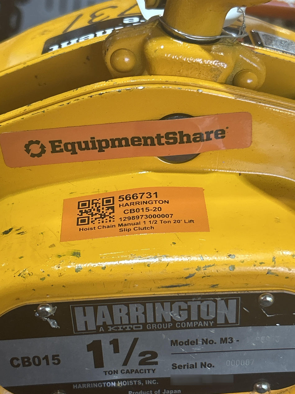 2025 HARRINGTON CB015-20