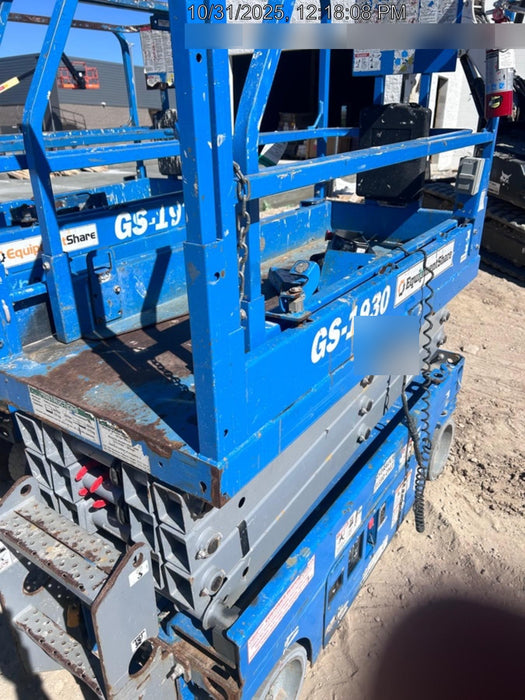 2019 Genie GS-1930 Fixed Rails with Chain Entry