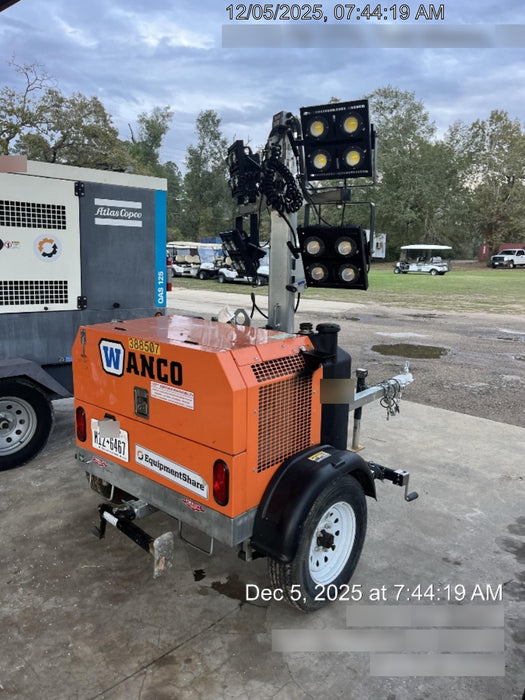 2024 Wanco WLTT-4MM4K Diesel, Deep Sea Controller, Shore Power Plug, Auto Start, (4) 350W LED Floodlights, 4kW Generator, 60 Gal Fuel Tank, 2" Ball, T3