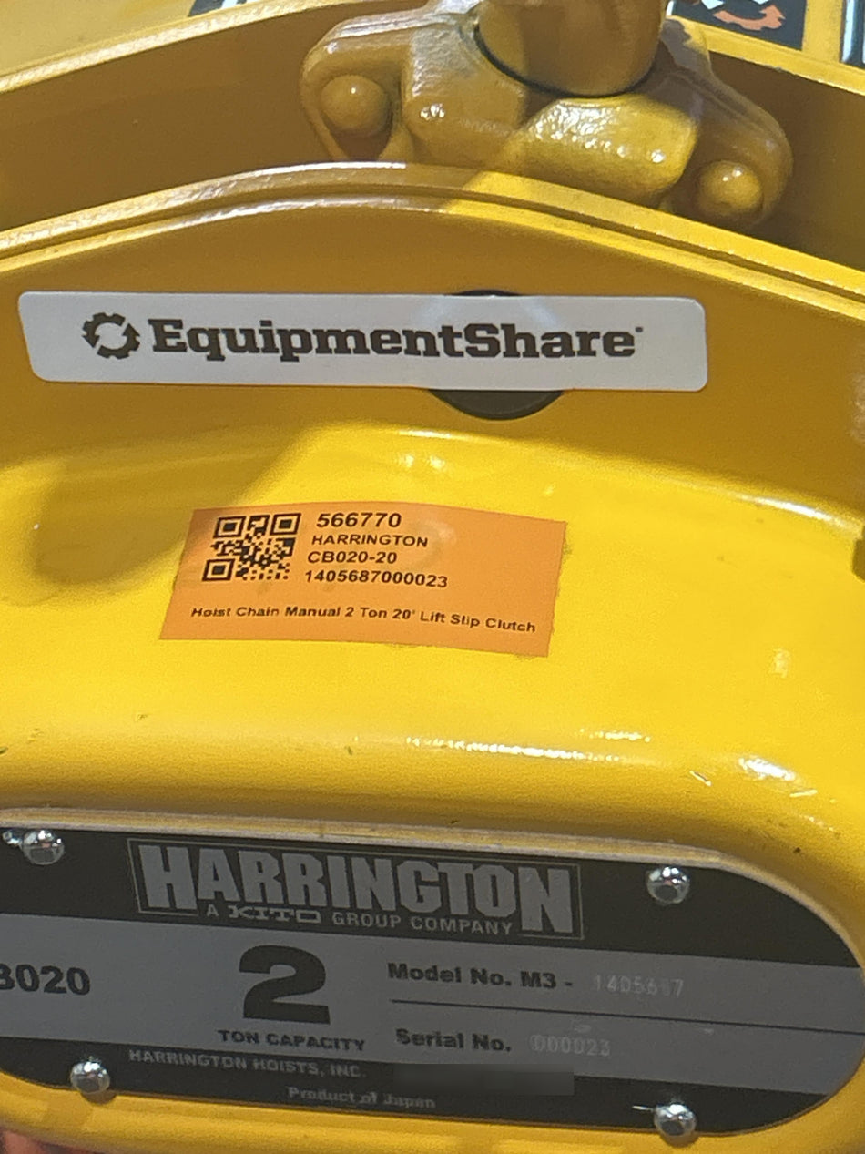 2025 HARRINGTON CB020-20
