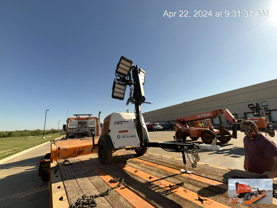 2023 Generac MLT2 Diesel, Flex Switch 120V Input, Powerzone Controller, (4) 320W LED Lights, 4kW Generator, 39.9 Gal Fuel Tank, 2" Ball, T3