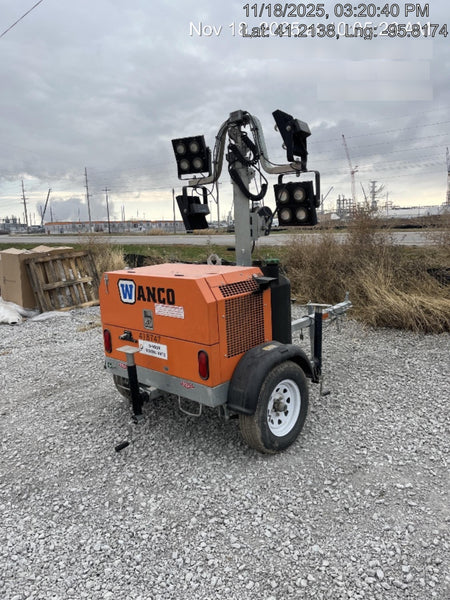 2024 Wanco WLTT-4MM4K Diesel, Deep Sea Controller, Shore Power Plug, Auto Start, (4) 350W LED Floodlights, 4kW Generator, 60 Gal Fuel Tank, 2" Ball, T3