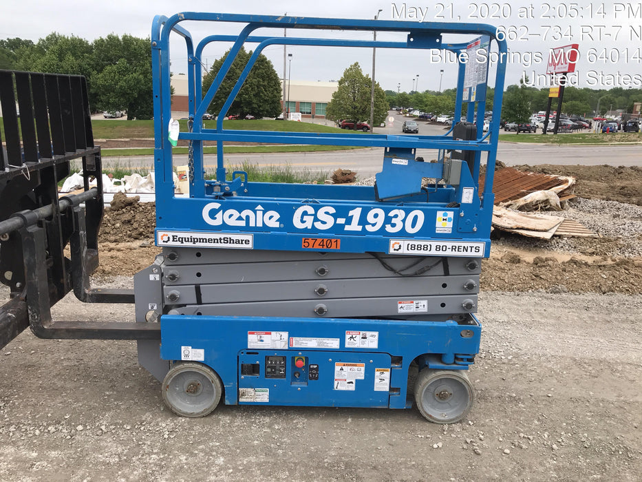 2016 Genie GS-1930 Standard Rental Specs