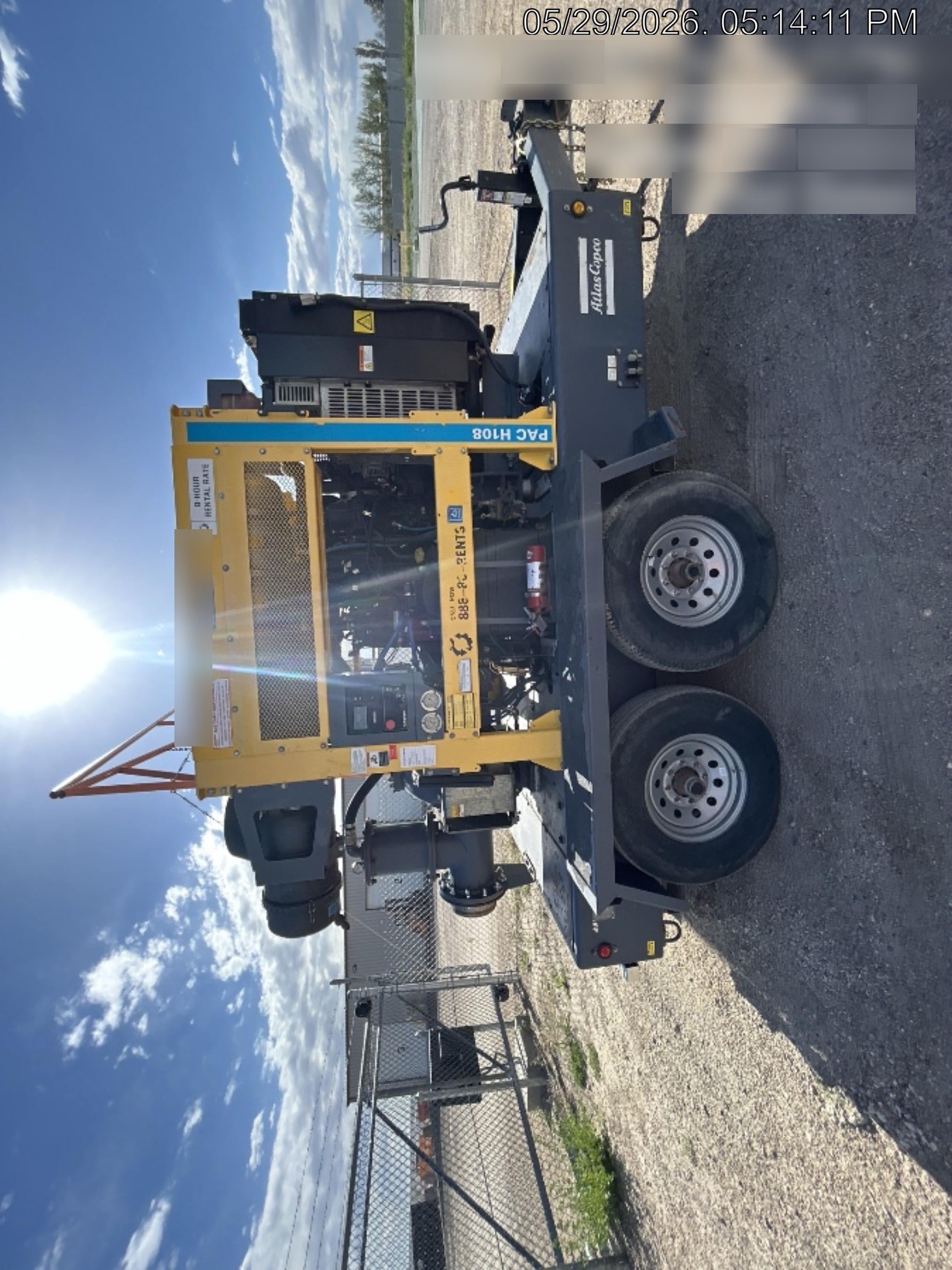 2022 ATLAS COPCO PAC H108 JD