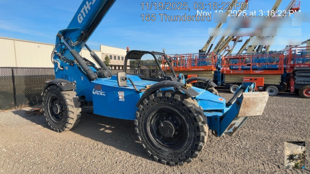 2019 Genie GTH-1056 Canopy, Solid RT Tires, LED Work Lights, Beacon 60" QA Carriage, 60" Forks