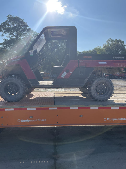 2021 Yanmar YU1000 Canopy, Steel Wheel, Poly WindShield, Beacon, Backup Alarm