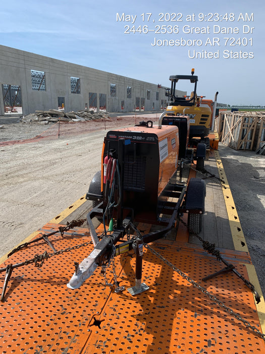 2021 Lincoln Electric Vantage 322 Vantage 322 Ready Pak 3 w/ Decals, ORANGE (includes trailer, cable rack, fender light kit) NO Telematics