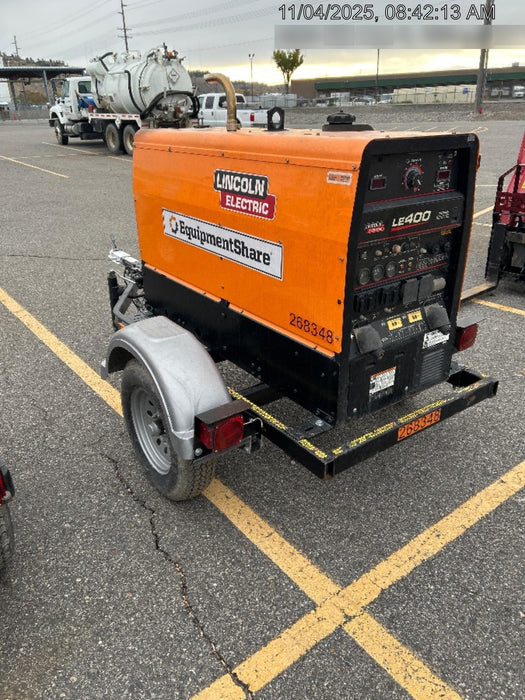 2022 Lincoln Electric LE400 Kubota V1505, Trlr, Cable Rack, Light Kit, ES Decals, T3