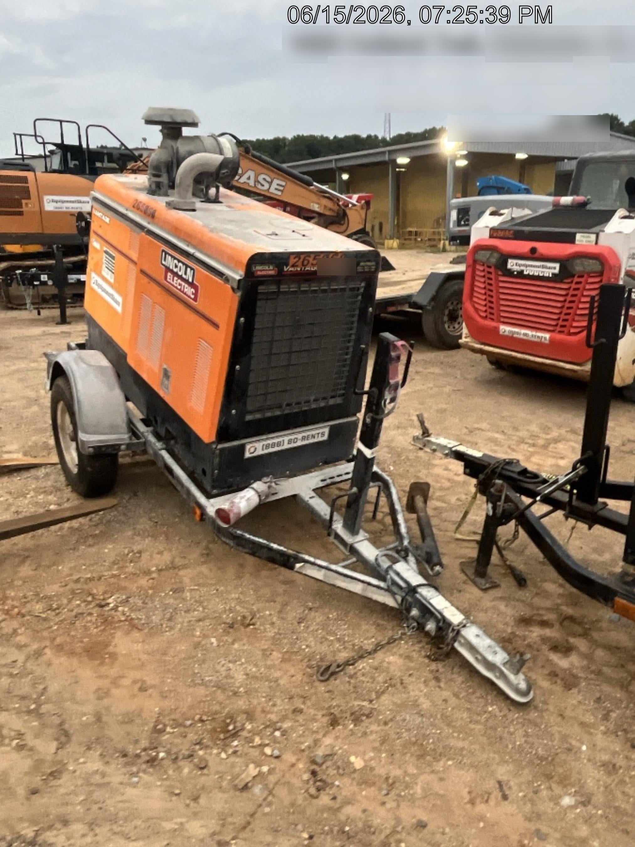 2022 Lincoln Electric Vantage 549X Crosslink Technology, Trailer Mounted, ES Decals, T3