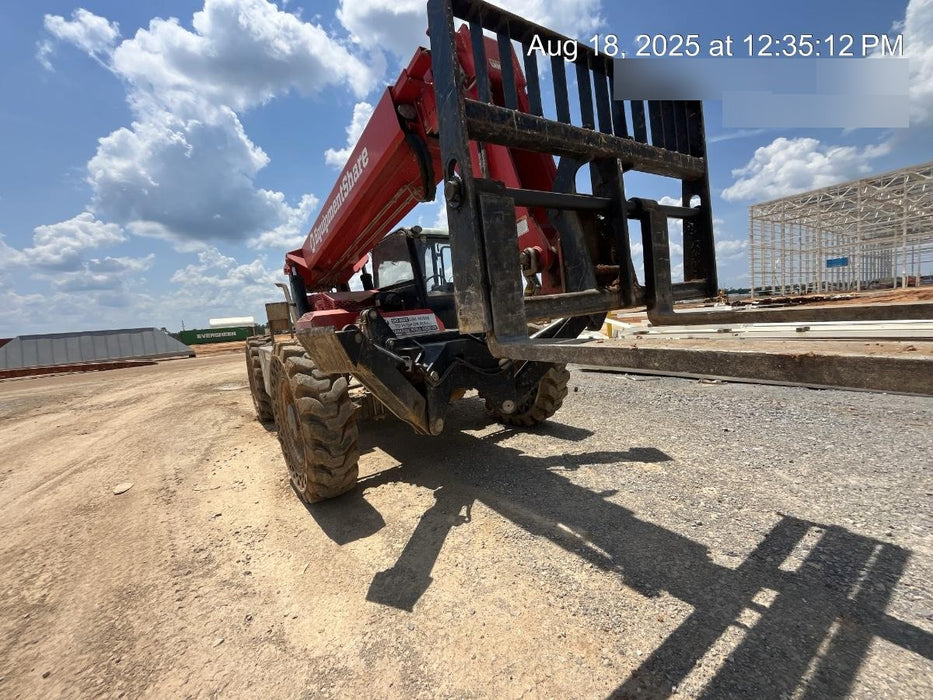 2019 Manitou MTA12042 Cab/Heat/Air, 120 HP, Solid Tires, Work Lights, Lift Hook, Auxiliary Hydraulics 66" Carriage and 60" Forks