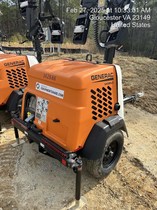 2023 Generac MLT2 Diesel, Flex Switch 120V Input, Powerzone Controller, 
(4) 320W LED Lights, 4kW Generator, 39.9 Gal Fuel Tank, 2" Ball, T3