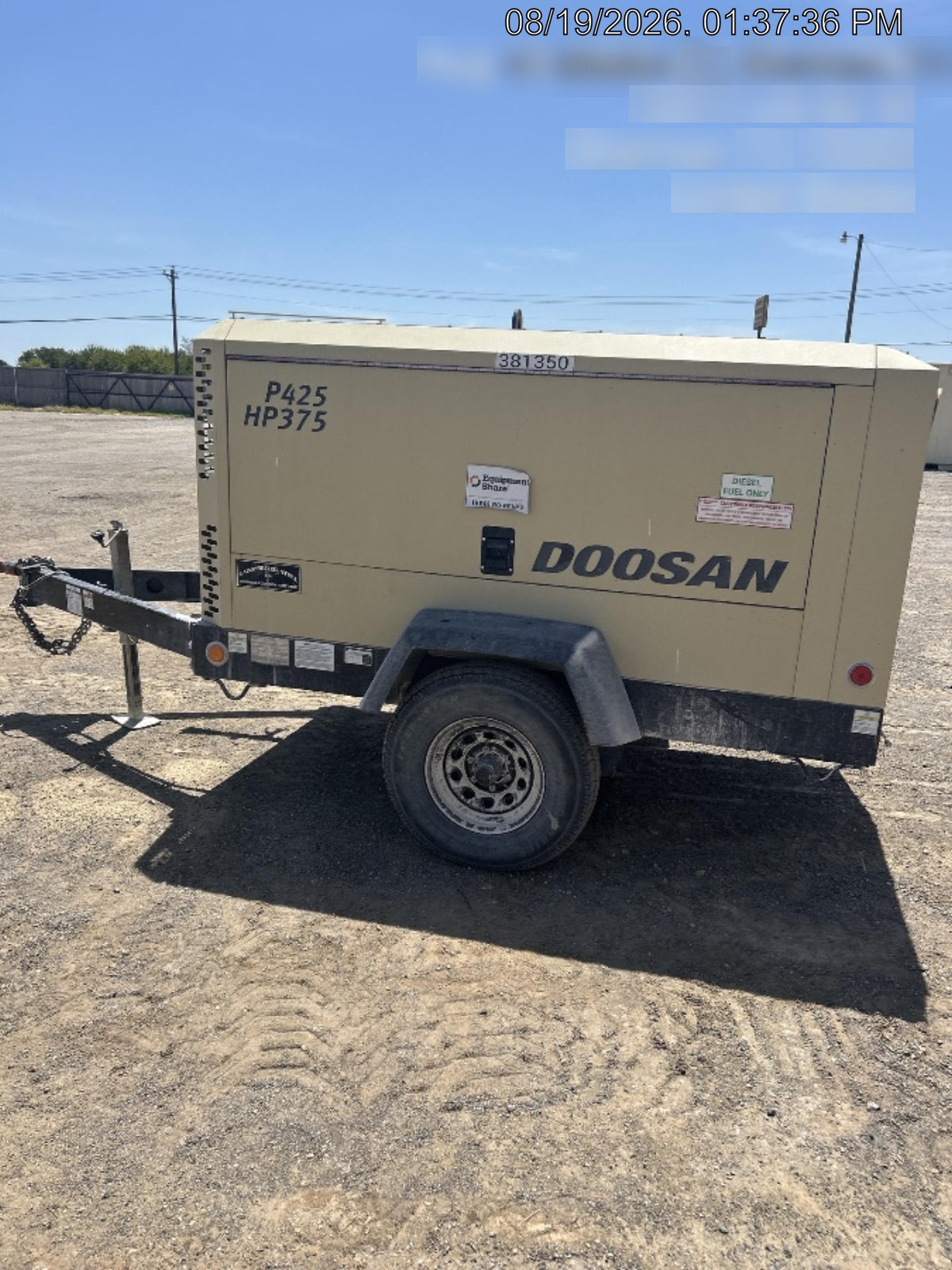 2023 DOOSAN P425/HP375WCU