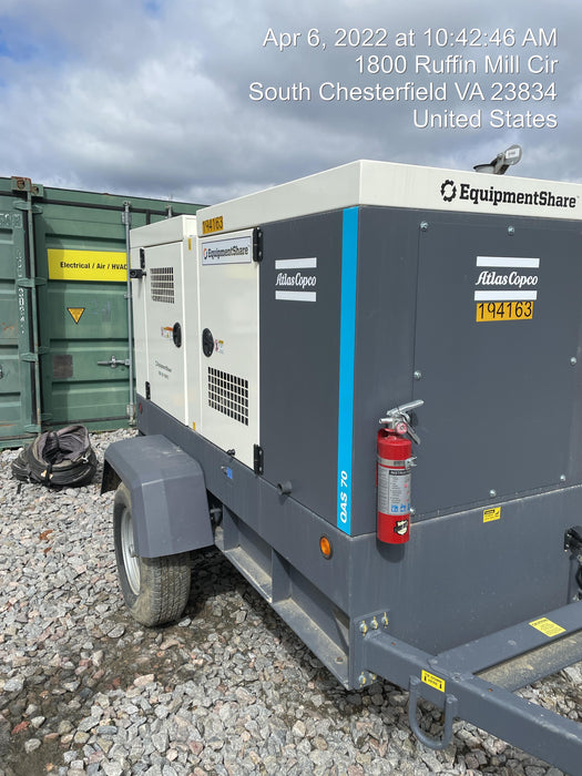 2021 ATLAS COPCO QAS 70