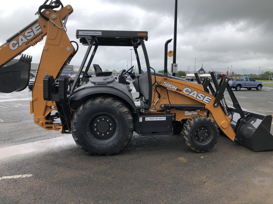2020 Case 580N EP - Extendable Backhoe Canopy 4WD, Extendable Stick, Pilot Controls, 2 Way Hydraulics, Ride Control, TAG Manual QC