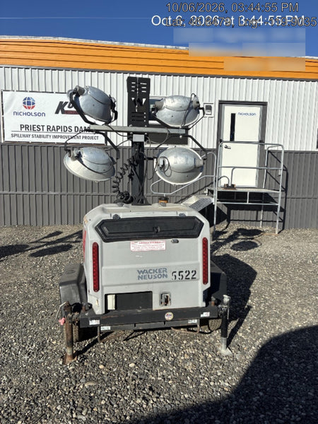 2017 Wacker Neuson LTV6L-MH Wacker Neuson 6 kW Towable Light Generator