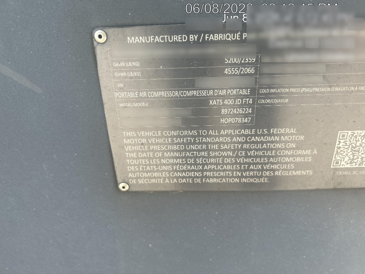 2020 ATLAS COPCO XATS 400 CW