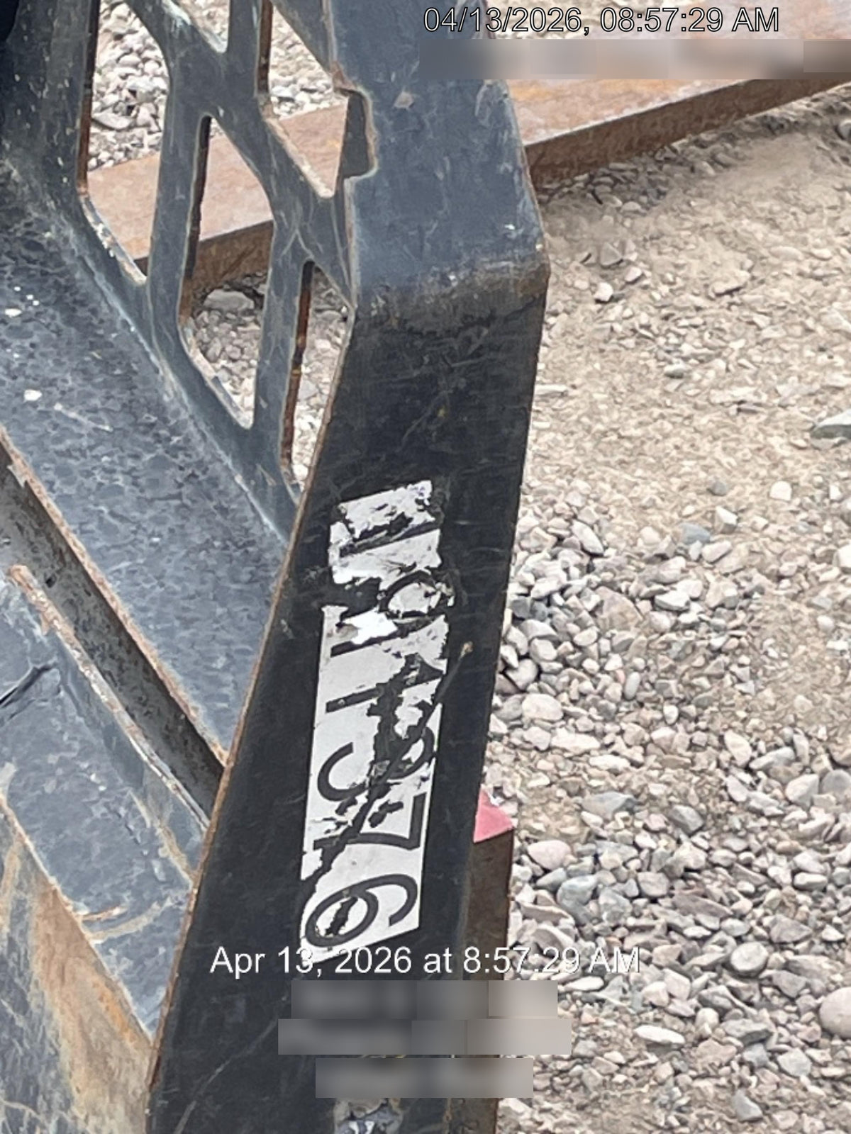 2021 FEMA 72" Skid Steer Forks FEMA