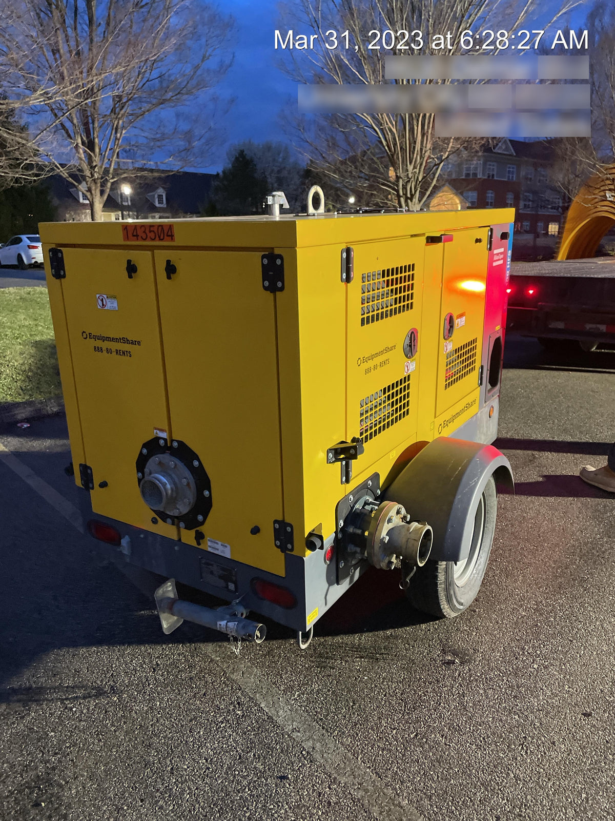 2021 ATLAS COPCO PAS 100 HF CS Enclosed