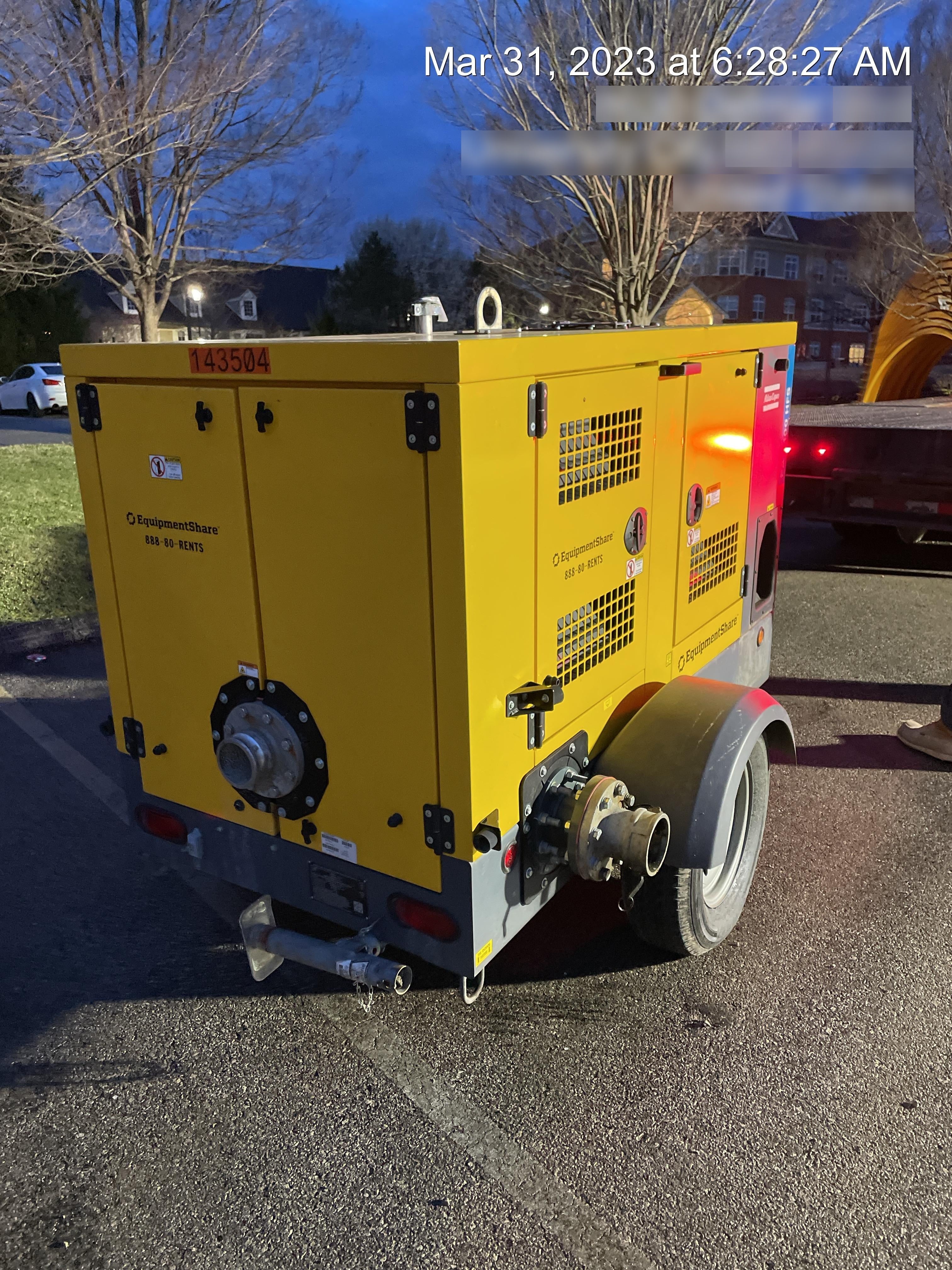 2021 ATLAS COPCO PAS 100 HF CS Enclosed