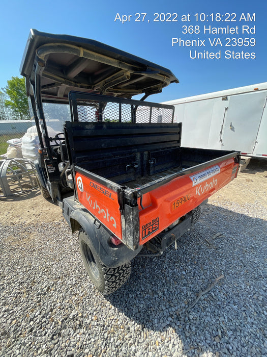 2021 Kubota RTV-X1140W-H Plastic Canopy, Windshield Acrylic Clear, LED Strobe Light, Wire Harness Kit, Back up Alarm
