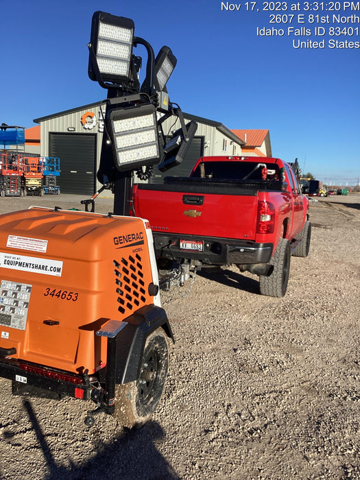 2023 Generac MLT2 Diesel, Flex Switch 120V Input, Powerzone Controller, (4) 320W LED Lights, 4kW Generator, 39.9 Gal Fuel Tank, 2" Ball, T3
