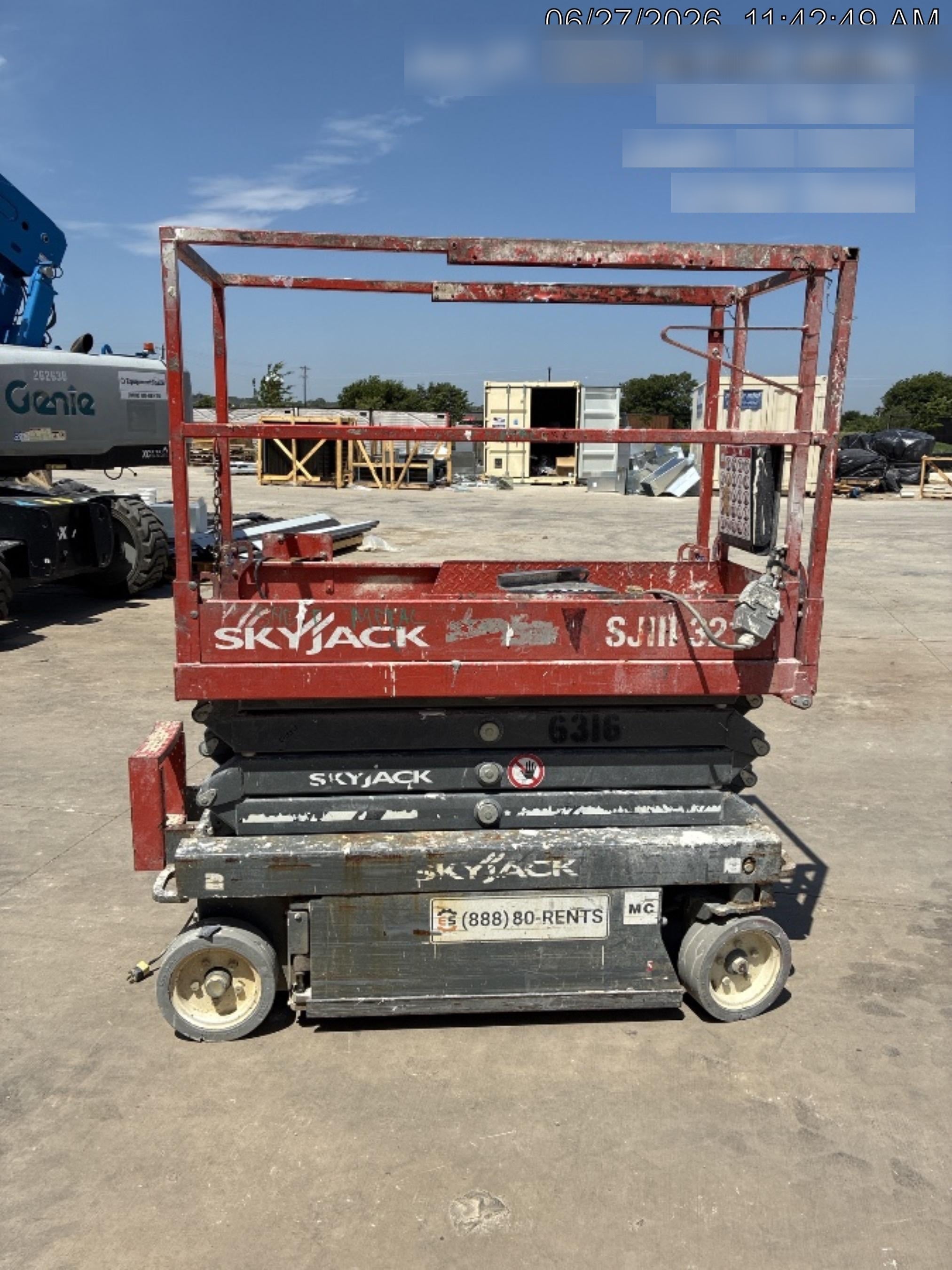 2017 Skyjack SJIII-3219 Skyjack SJ3219 w/Trojan Battery Set, Extended Warranty 5yr/5k hr