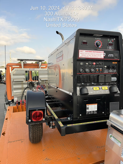 2024 Lincoln Electric LE400 Kubota V1505, Trlr, Cable Rack, Light Kit, ES Decals, T3