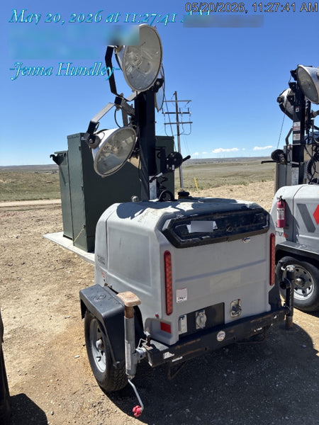 2018 Wacker Neuson LTV6K-MH Wacker Neuson LTV6K Mobile Light Tower w/Fuel Level Sensor Installed