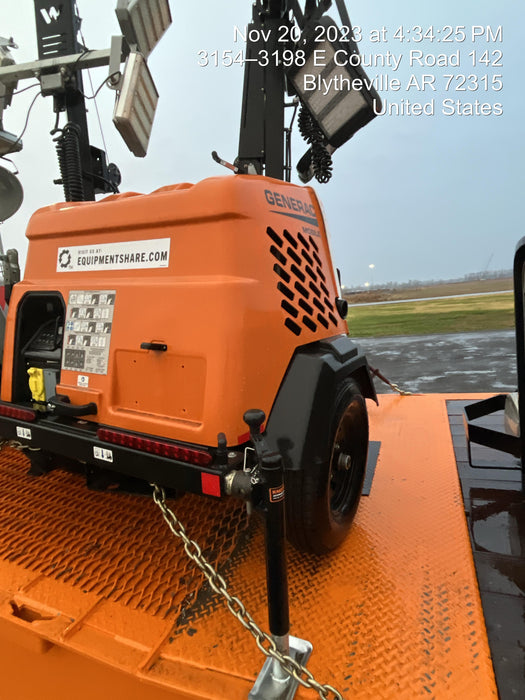 2023 Generac MLT2 Diesel, Flex Switch 120V Input, Powerzone Controller, (4) 320W LED Lights, 4kW Generator, 39.9 Gal Fuel Tank, 2" Ball, T3