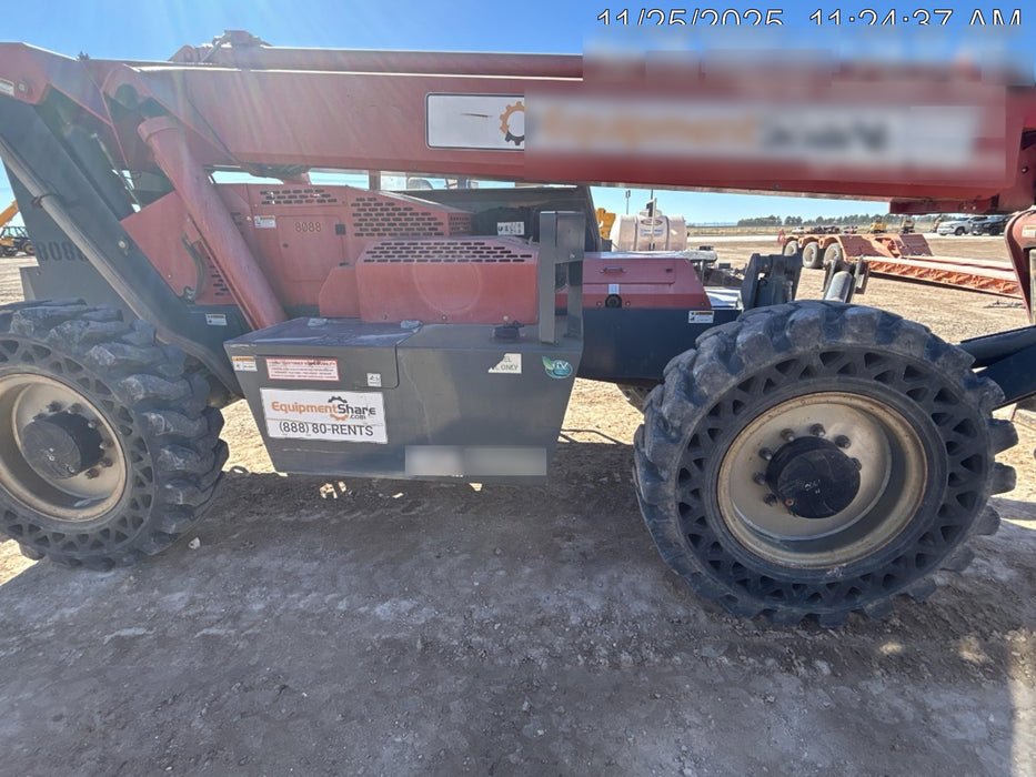 2018 Manitou MTA10055 Manitou MTA 10055 w/Open ROPS, Work Lights/Strobe, Aux Hyd, Solid Tires, Lift Hook, 66" Carriage, 60" Forks