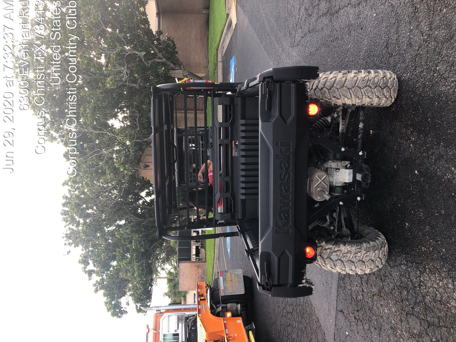 2019 Kawasaki MULE PRO-DX, 2-3 Seat 3 Seater, Standard Options, Backup Alarm, Beacon, Plastic Hard Top, Poly Windshield, Horn Kit