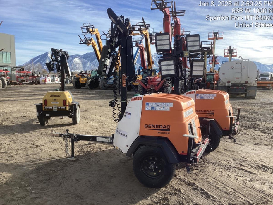 2023 Generac MLT2 Diesel, Flex Switch 120V Input, Powerzone Controller, (4) 320W LED Lights, 4kW Generator, 39.9 Gal Fuel Tank, 2" Ball, T3