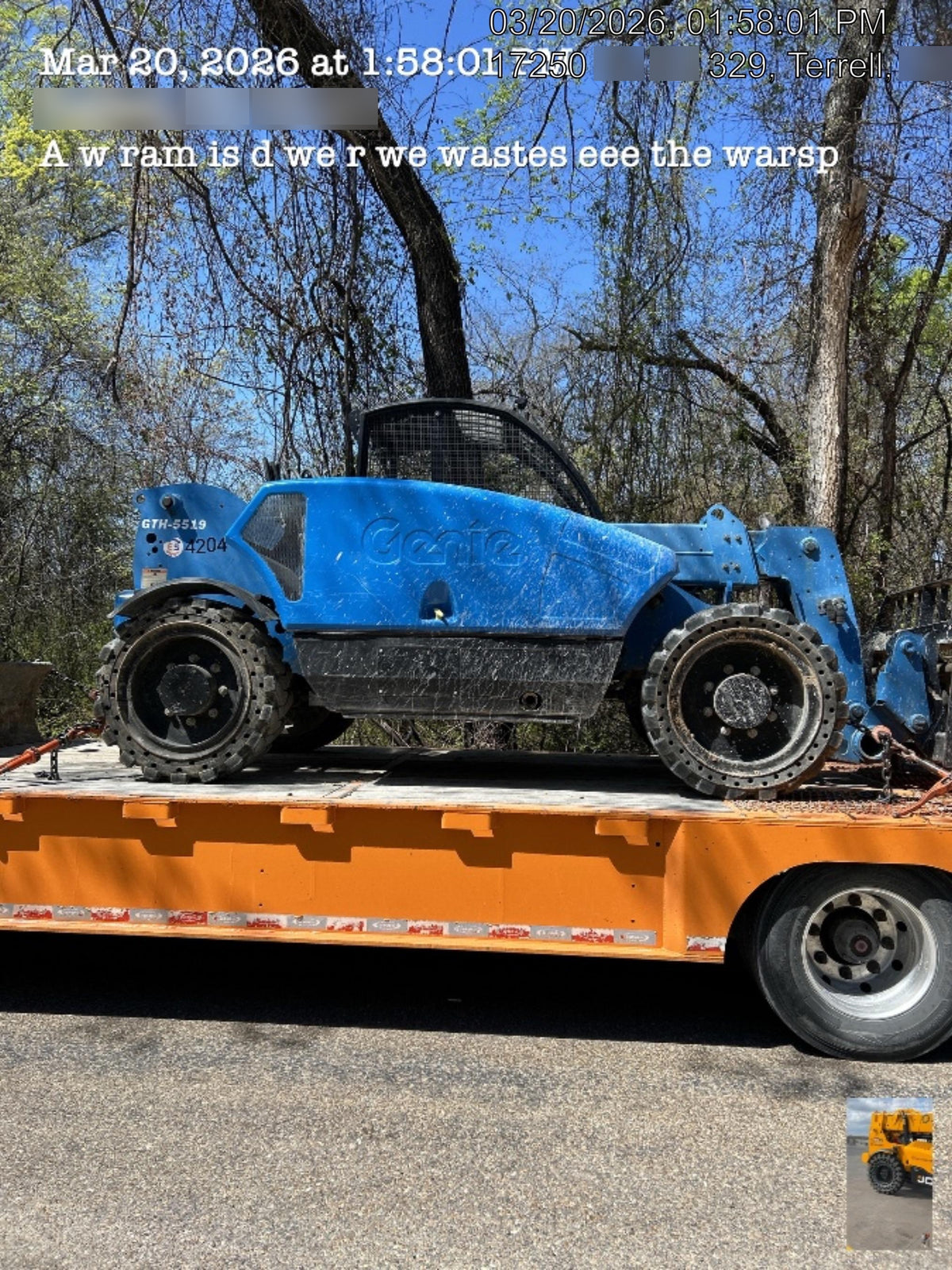 2017 GENIE GTH-5519