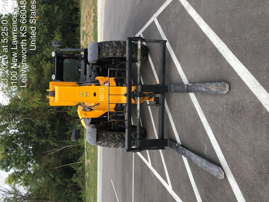 2020 JCB 509-42 Canopy, Solid Tires, Work Lights, Beacon, Aux Hydraulics, Back up Alarm, Lifting Eye, ES Decals