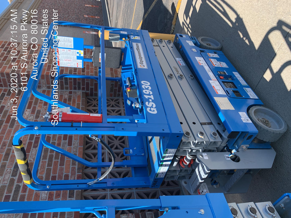 2020 Genie GS-1930 Fixed rails with chain entry gate - Pre A92.20