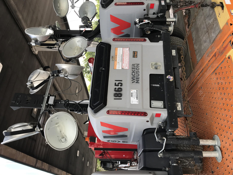 2018 Wacker Neuson LTV6L-MH Wacker Neuson LTV6L Mobile Light Tower w/Fuel Level Sensor Installed