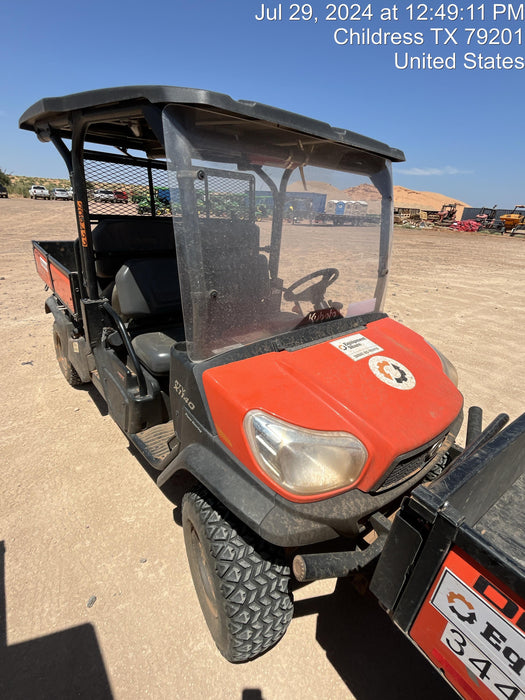2024 Kubota RTV-X1140W-H 4WD, LED Strobe, Windshield Acrylic Clear, Plastic Canopy, Wire Harness Kit, Backup Alarm