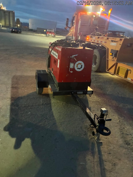 2022 Shindaiwa DGW400MDL Kubota D902 Engine, 23 HP, Dual Op Welder, Wire, Arc, Droop Stick, Tig, and CC Stick Functionality, Simulphase, 3 Phase and 1 Phase Gen Output, Single Axle NB Trlr, Slr Trckl Chrg 12V 12W, Fire Ext