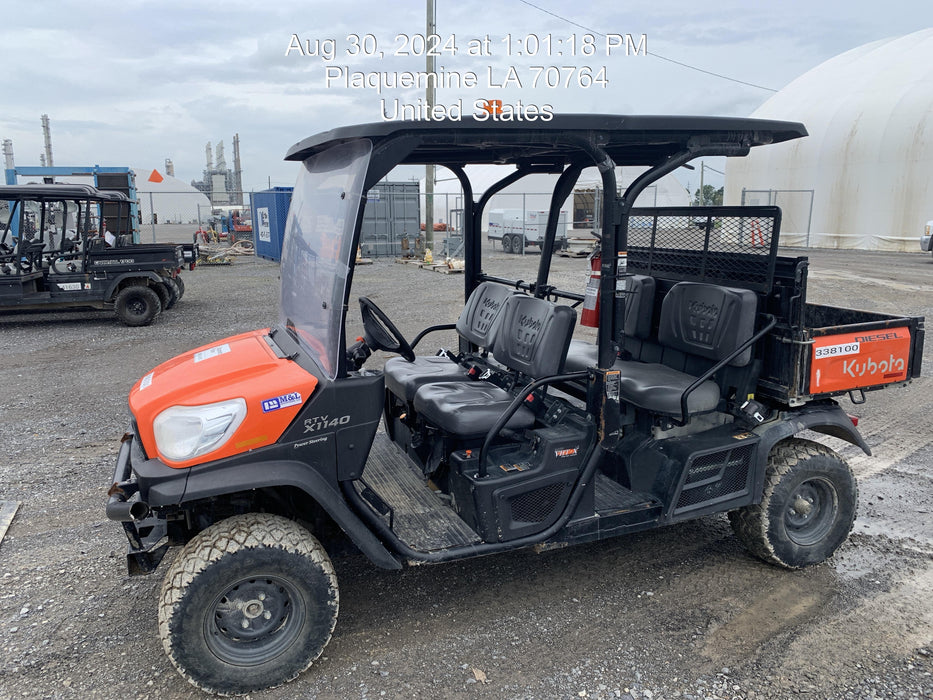 2023 Kubota RTV-X1140W-H 4WD, LED Strobe, Windshield Acrylic Clear, Plastic Canopy, Wire Harness Kit, Backup Alarm