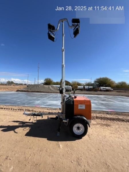 2024 Wanco WLTT-4MM4K Diesel, Deep Sea Controller, Shore Power Plug, Auto Start, (4) 350W LED Floodlights, 4kW Generator, 60 Gal Fuel Tank, 2" Ball, T3