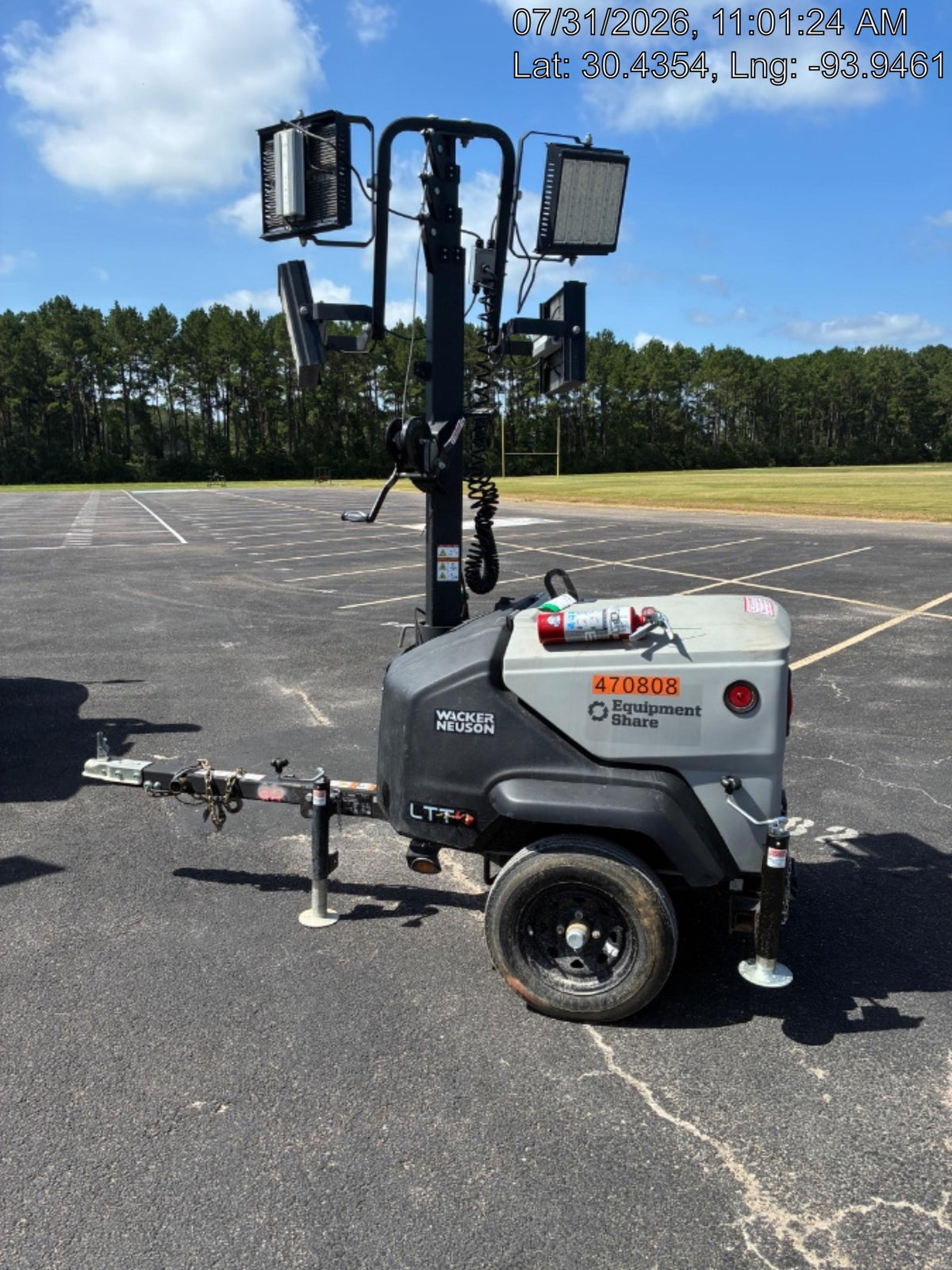 2024 Wacker Neuson LTT4 Diesel, Kohler KDW702, Deep Sea Controller, Auto Start, LED 320W, Bypass Outlet, T3