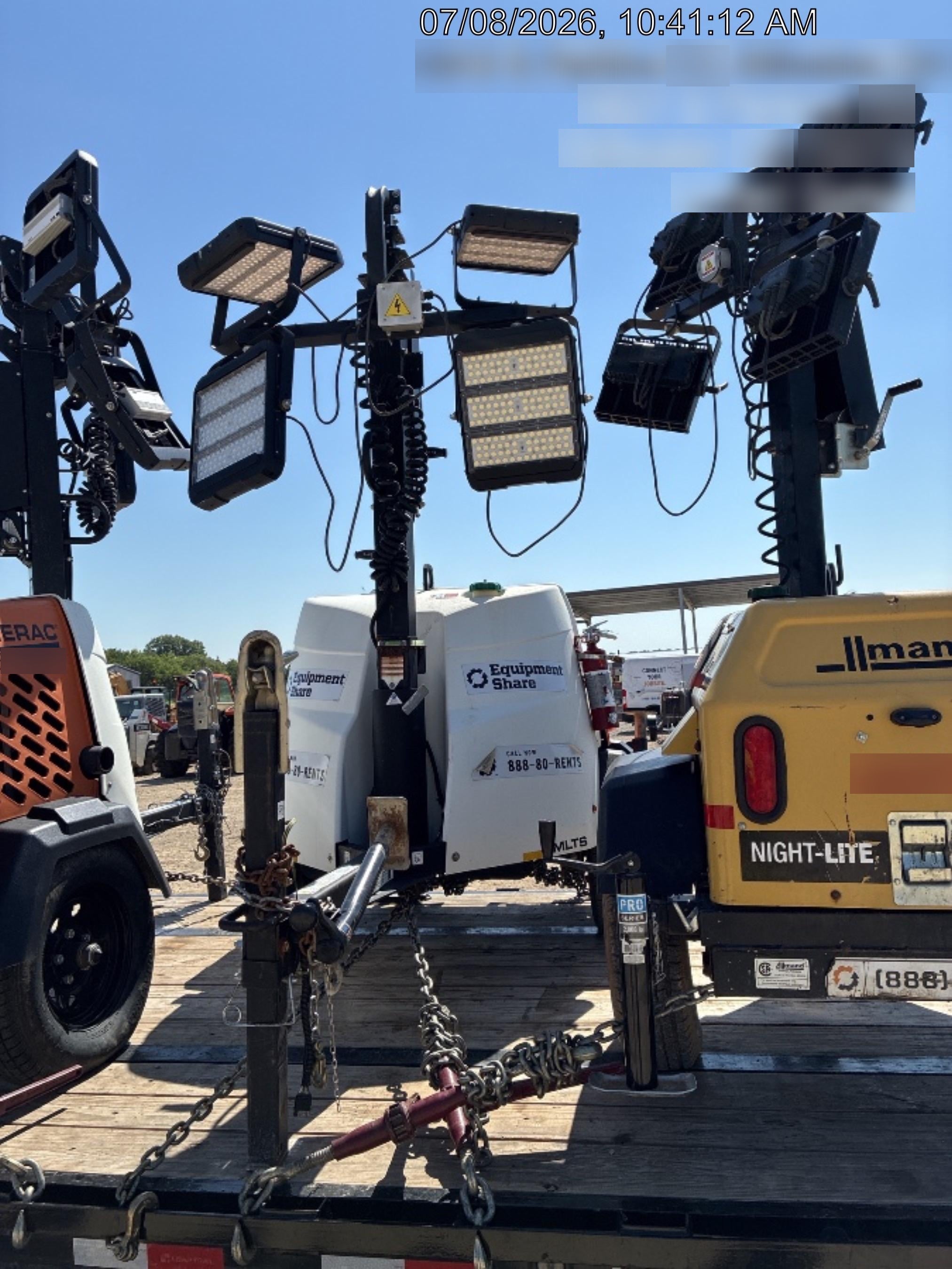 2024 Generac MLT2 Diesel, Flex Switch 120V Input, Powerzone Controller, 
(4) 320W LED Lights, 4kW Generator, 39.9 Gal Fuel Tank, 2" Ball, T3