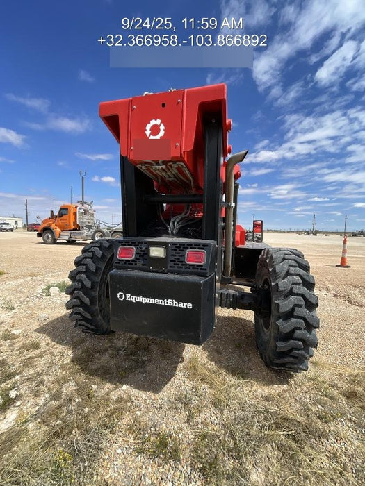 2020 Manitou MTA10055 Canopy, LED Work Lights, Solid Tires, Lift Hook, Beacon, Auxiliary Hydraulics w/66" Carriage and 60" Forks